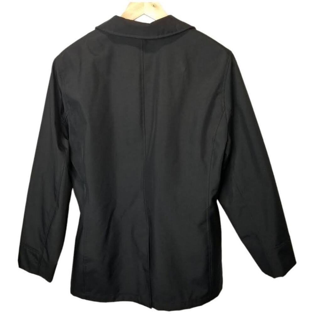 111 State Jacket Large All Weather Black Coat Dress Rain - Picture 5 of 7